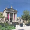 Projekty ogrodu Tate Britain Clore Garden. Zdjęcie dzięki uprzejmości Tom Stuart-Smith Studio