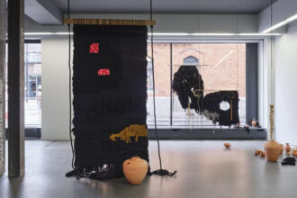 Emily Waszak. Installation view, Faigh Amach, Temple Bar Gallery + Studios, 2025. Photo: Ros Kavanagh.